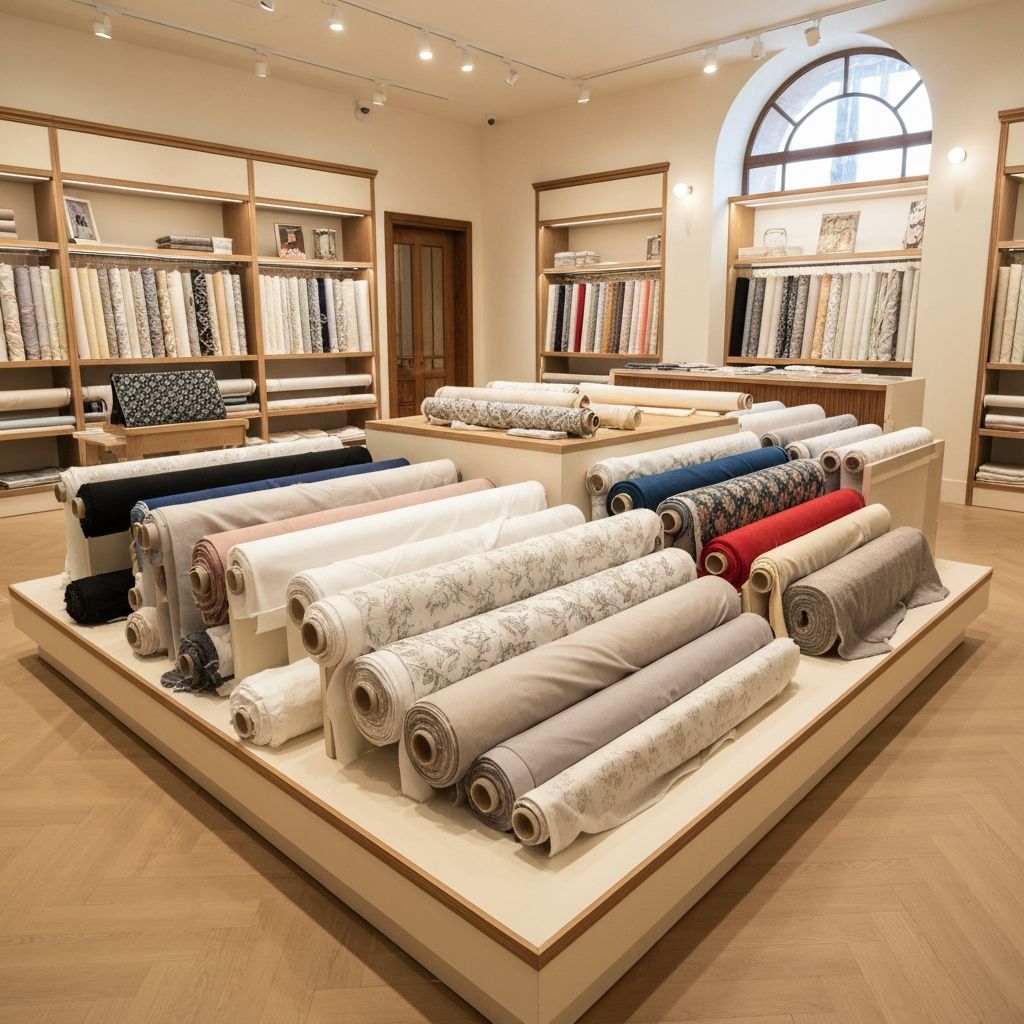 Premium fabrics at Sayanies